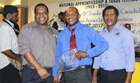 Frank bags 2017 NATTB Trade Test Award