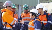 Zijin VP leads delegates to the Porgera mine
